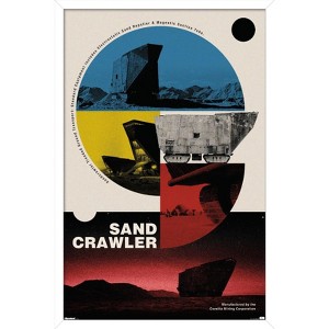 Trends International Star Wars: Moving At Lightspeed - Sandcrawler Framed Wall Poster Prints - 1 of 4