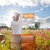 Outsunny Bee Suit for Men & Women, Beekeeping Jacket with Gloves & Ventilated Veil Hood, Multi-Size Protective Outfit,, XXL/XXXL, Cream White - 3 of 4