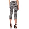 Rekucci Women's Ease into Comfort Capri with Button Detail - 3 of 4