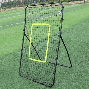 Naysaye Sports Nets and Rebounders Galvanized Steel Rebound Soccer Baseball Goal for Training and Entertainment, Black, 38.18"*7.67"*3.54" - 1 of 4