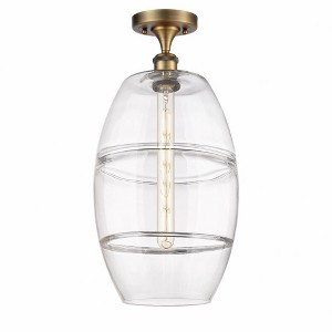Vaz - 1 Light Semi-Flush Mount In Industrial Style-19.75 Inches Tall and 10 Inches Wide - 1 of 1