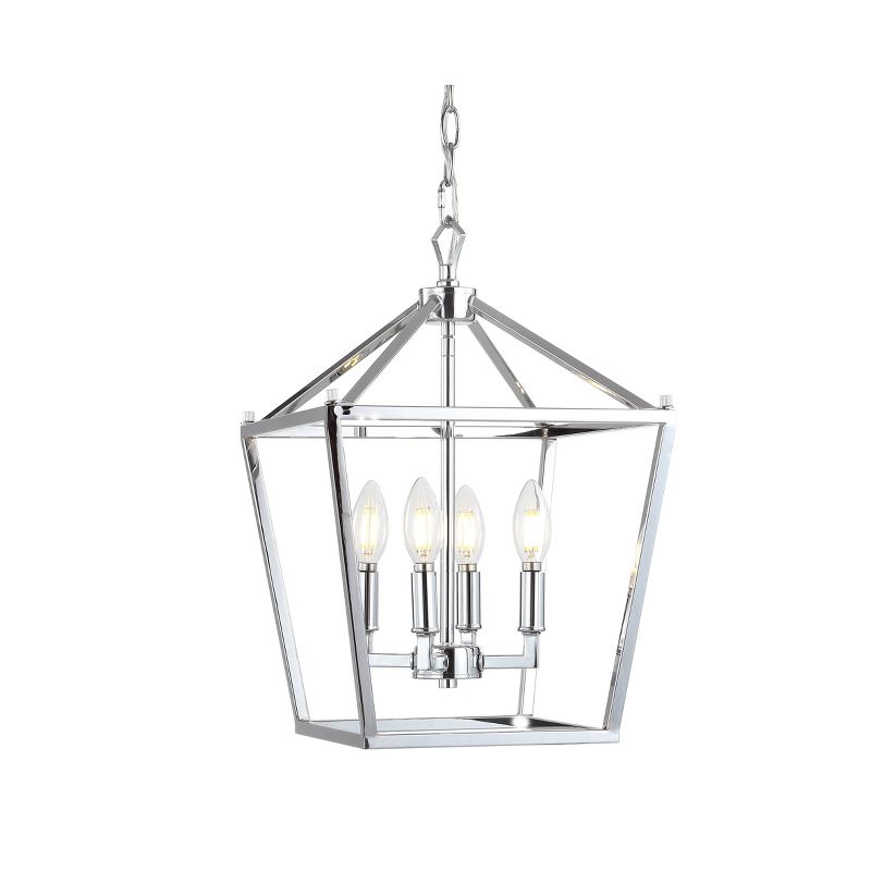 16" Metal Pagoda Lantern Pendant (Includes LED Light Bulb) - JONATHAN Y, 3 of 12