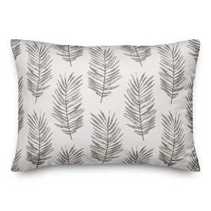 Creative Products Gray Fern Pattern 14x20 Indoor / Outdoor Pillow - 1 of 4