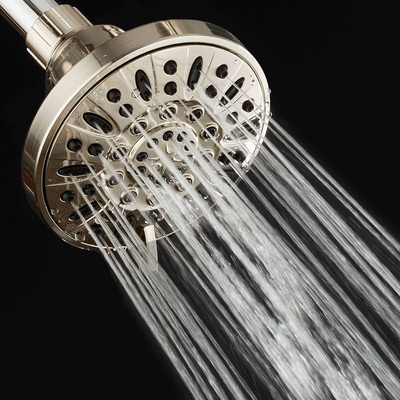 Six Setting High Pressure Luxury Slimline Shower Head with On/Off and Pause Mode - AquaDance, 6 of 8