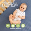 KeaBabies 2pk Soothe Waterproof Fitted Mini Crib Sheets for Girl, Boy, 100% Organic Soft Cotton Pack and Play Sheets - 4 of 4
