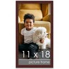 PosterPalooza | Minimalist Brown Picture Frame - UV Acrylic, Foam Board Backing, Hanging Hardware - 2 of 4