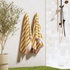 100% Cotton Stripe Border Oversized Beach Towels - Great Bay Home - 3 of 4
