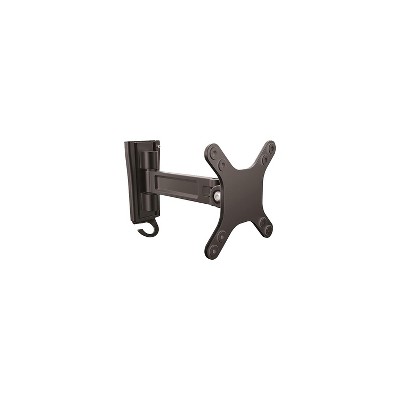 StarTech Wall Mount Monitor Arm Single Swivel Adjustable Arm Up 27" Black ARMWALLS
