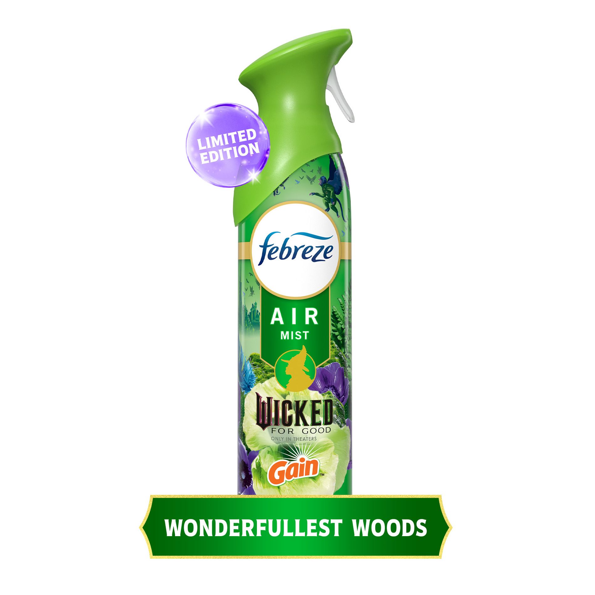 Febreze Air Mist Wicked Gain Wonderfullest Woods Air Freshener - 8.8oz