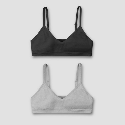 Hanes Girls 2pk Seamless Pullover Bra