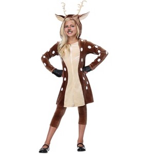 HalloweenCostumes.com Fawn Costume for Girls - 1 of 3