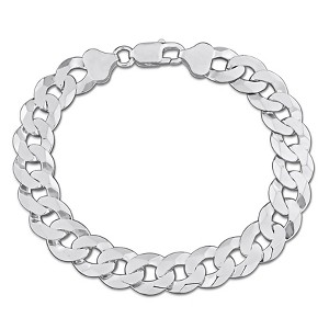EVERLY JEWELRY | Sterling Silver Curb Chain Bracelet, 8.25 inch - 1 of 4