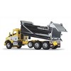 First Gear DCP 1/64 Yellow, White & Chrome Kenworth T880 Rogue Dump 60-1416 - 3 of 4