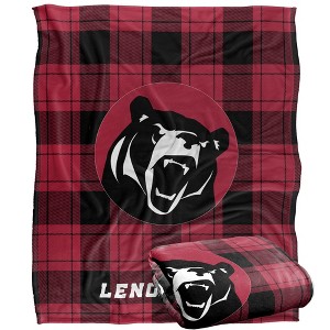 Lenoirrhyne University Campus Plaid Spirit Silky Touch Super Soft Throw Blanket 50x60 - 1 of 4