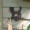 Slickblue Animal Wall Hooks, Cast Iron Dog or Cat Design, Vintage Rustic Farmhouse Style, 2 Options - 3 of 4