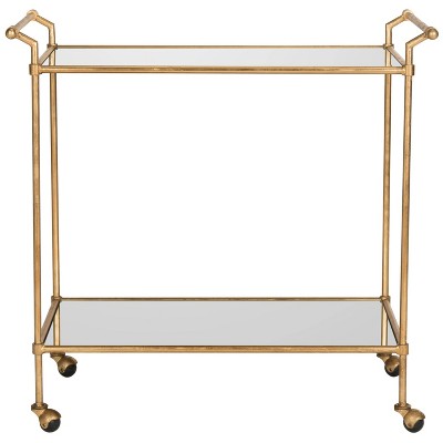 Bar Cart Metal/Gold - Safavieh