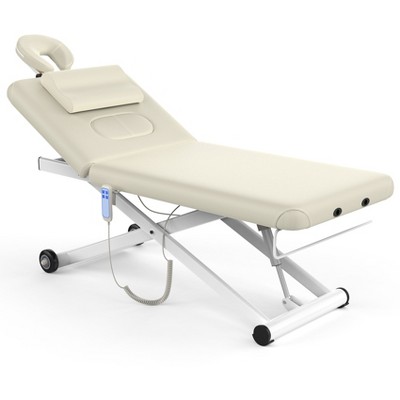 Dolonm Commercial Massage Table 31.5" Wide w/Storage & 700LBS Capacity - Fixed Backrest Salon Spa Bed