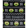Sesame Street Men's Oscar The Grouch Bah Humbug Super Minky Pajama Pants - 4 of 4