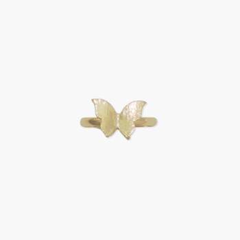 Sanctuary Project Dainty Butterfly Ring Gold