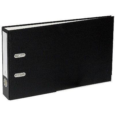 Bindertek Advantage Topfiles 2" 2-Ring Legal Binder Black TFLSLIMN-BK