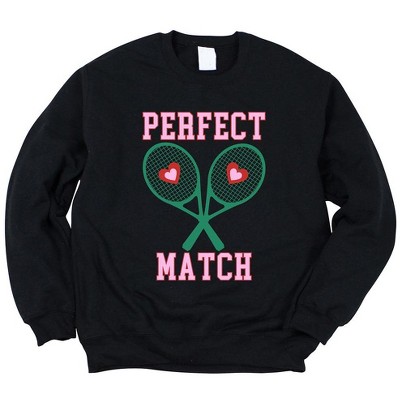 Simply Sage Market Women's Graphic Sweatshirt Perfect Match Tennis