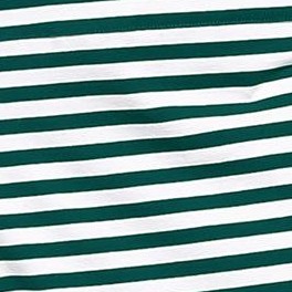 dark green white stripes