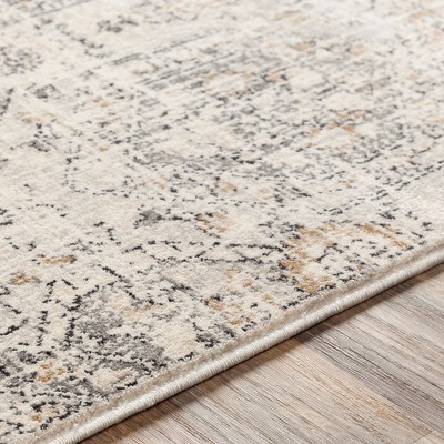 Geelbroek Ivory and Tan Hand-knotted Synthetic Area Rug