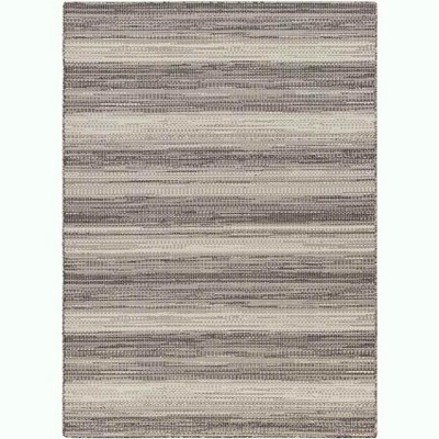 Mark & Day Kyrenia 7'7"x7'7" Square Woven Indoor and Outdoor Area Rugs Charcoal