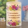 Collections Etc Friendship is Endless Sentimental LED Lighted Battery-Operated Candle Pink - 2 of 2