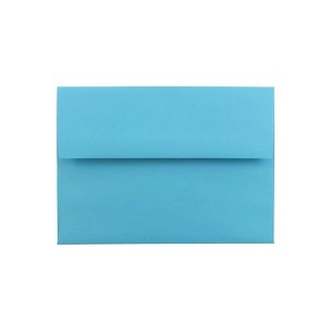 JAM Paper A6 Colored Invitation Envelopes 4.75 x 6.5 Blue Recycled Bulk 1000/Carton (94523B) - 1 of 2