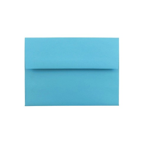 JAM Paper A6 Colored Invitation Envelopes 4.75 x 6.5 Blue Recycled Bulk 1000/Carton (94523B) - image 1 of 2