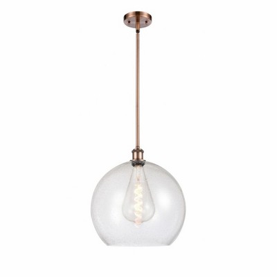 Athens - 1 Light Pendant In Industrial Style-16.38 Inches Tall and 13.75 Inches Wide