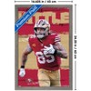 Trends International NFL San Francisco 49ers - George Kittle 25 Framed Wall Poster Prints - 3 of 4
