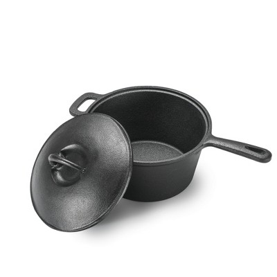 Commercial Chef Cast Iron Saucepan - Thumbnail 2