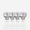 Pratt 4-Light Matte White Track Lighting - Globe Electric: ETL Listed, Adjustable Cylindrical Heads, GU10 Base - 2 of 4