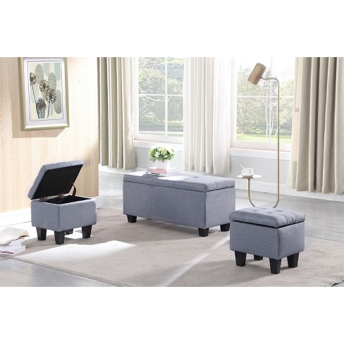 Flip on sale top ottoman