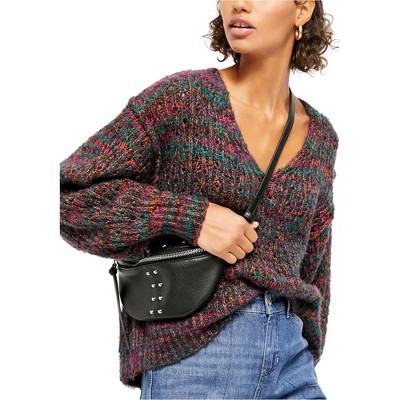 Free People Womens Highland Pullover Sweater