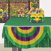 Beistle Mardi Gras Fabric Bunting, 4' x 2', (1/Pkg) Multicolored - 2 of 4