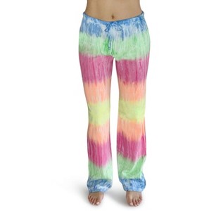 Just Love 100% Cotton Jersey Women Pajama Pants Sleepwear |Tie Dye Womens PJs - 1 of 3