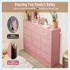 12 Drawer Dresser with Power Outlet, 61" Wood Storage Chest for Bedroom, Living Room, Hallway – Large Capacity Organizer - 4 of 4
