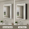 LED Bathroom Medicine Cabinet with Mirror, Surface or Recessed Mount, Defogger, Memory Function, 3-Color Lighting, USB & Outlet, Dimmer - 4 of 4