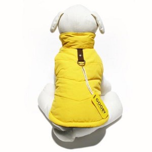 Gooby Wind Parka for Dogs, Large, Yellow - 1 of 1