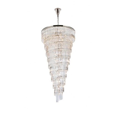 Elegant Lighting Sydney 42 - Light Chandelier in  Polished Nickel