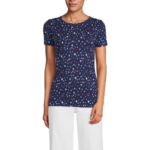 Lands' End Women's Cotton Rib T-shirt - 1 of 3