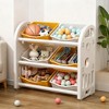 KWPZQEB Toy Storage Organizer with 6 Removable Bins, Multi-functional Toy Storage for Kids' Rooms, Playrooms, and Nurseries - 2 of 4