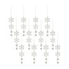 Melrose Jewel Snowflake Ornament Drop (Set of 12) - 2 of 2