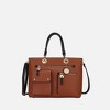 MKF Collection Julia Vegan Leather Color-block Women’s Satchel Bag by Mia k - 2 of 4
