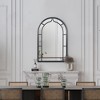 LNC 31.5-in W x 47.2-in H Arched Black Framend Wall Mirror - 2 of 4