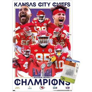 Trends International NFL Kansas City Chiefs - Super Bowl LVIII Champions Unframed Wall Poster Prints - 1 of 4
