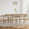 Christopher Knight Home Farnam Contemporary Acacia Wood 7 Piece Dining Set - 2 of 4